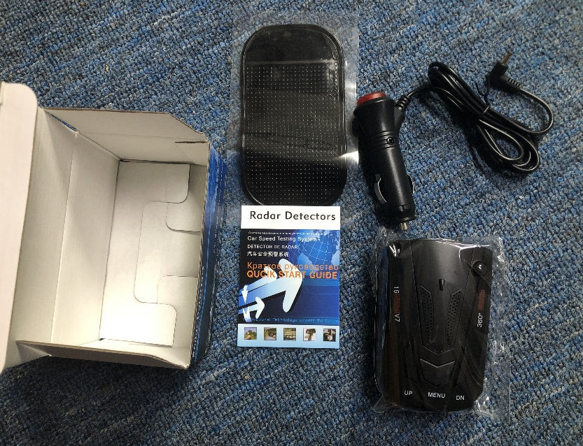 Electronic Dog V7 English And Russian Vehicle-mounted Speed Measurement Vehicle Mobile Speed Measurement Detector