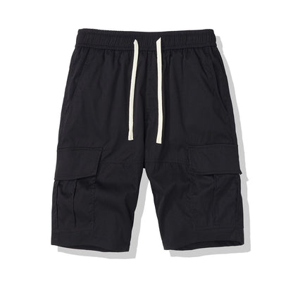 Men's Multi-pocket Loose Cropped Pants Outdoor Leisure