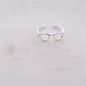 Women's Korean-style Personality Couple Half-open Adjustable Glasses Ring