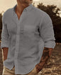 Men's Button Long Sleeve Lapel Shirt