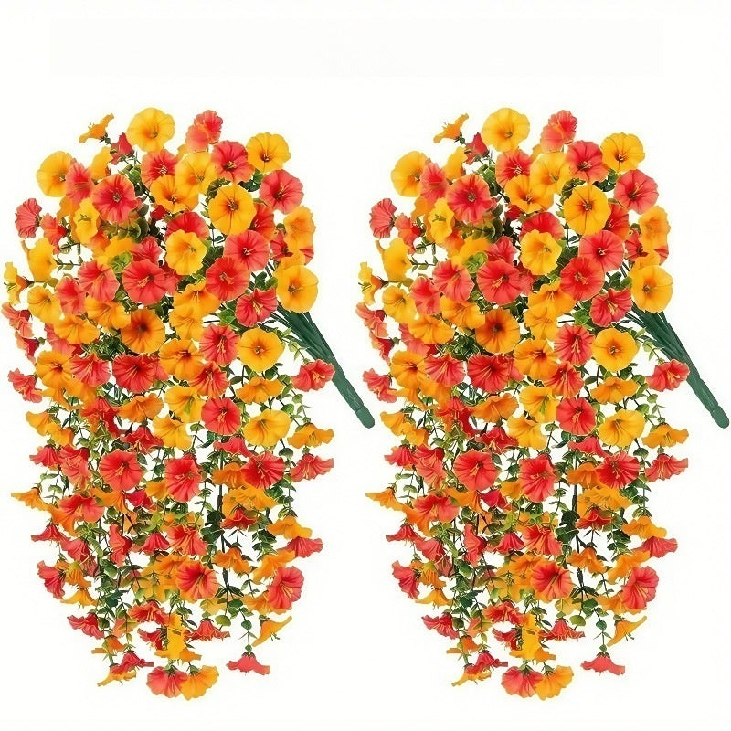 Simulation Morning Glory Outdoor Artificial Plant Flower Vine