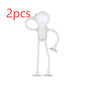 Changeable Shape Funny Sportsman Night Light Versatile Lamp Creative Funny Quirky Button Battery Desk Lamp Ornament Vacuum Suction