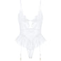 Water-soluble Embroidery One-piece Garter Belt Sexy Lingerie Women