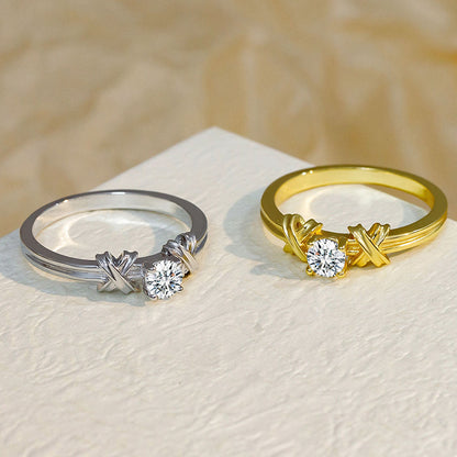Simple Fashion Zircon Female Ring