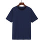 Cotton T-shirt Men's Black Loose Short Sleeve Top