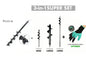 Spiral Loosening Drill Bit Alloy Ground Drill Bit