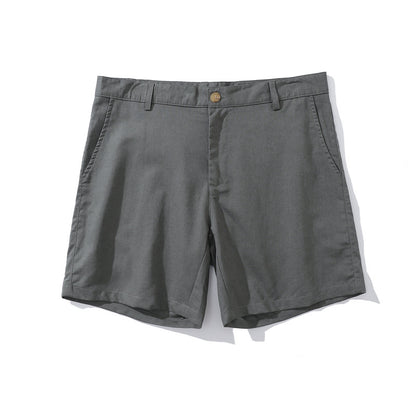 Men's Loose Plus Size Linen Cotton Blended Casual Short-length Pants