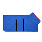 Pet Bathrobe Fast Drying Towel Microfiber Absorbent Soft Bath Robe Adjustable Towel Grooming Coat For Small Medium Large Dog