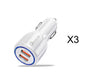 Quick Charge 3.0 Car Charger For Mobile Phone Dual Usb Car Charger Qualcomm Qc 3.0 Fast Charging Adapter Mini Usb Car Charger