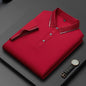 Light Business Silk Men's Short-sleeved T-shirt