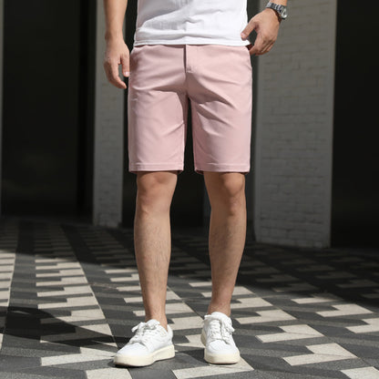 All-matching Loose Elastic Men's Fifth Pants