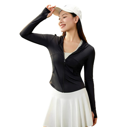 UPF50 Lightweight Sun Protection Clothing Women's Breathable Ice Hooded
