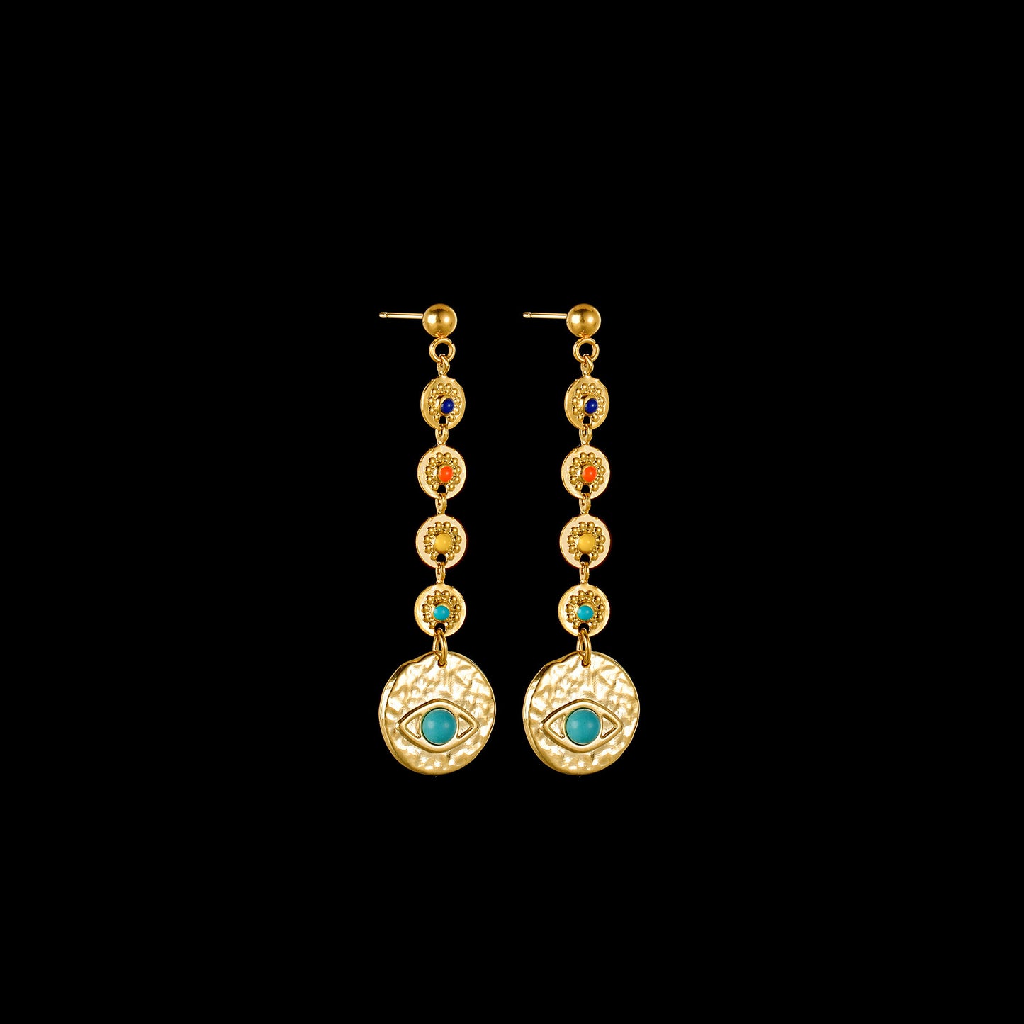 European And American Personality Affordable Luxury Fengcai Oil Ear Rings