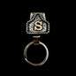 Handmade Cow Tag Belt Key Holder Metal