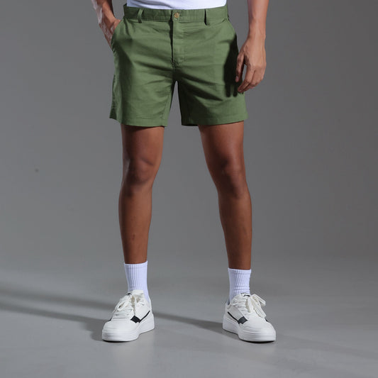 Men's Loose Plus Size Linen Cotton Blended Casual Short-length Pants