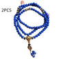Lapis Lazuli Multi-circle With Tibet Beads 108 Bracelets