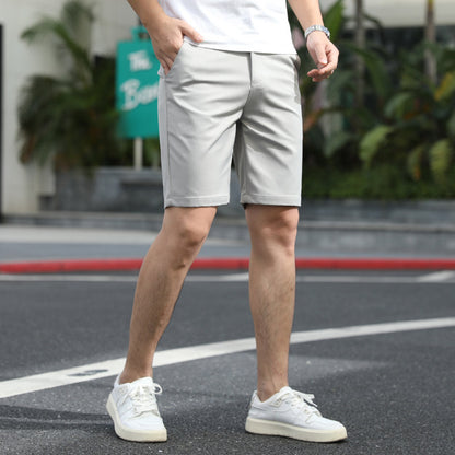 All-matching Loose Elastic Men's Fifth Pants