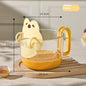 Cartoon Filter Measuring Cup With Scale Food Grade Multifunctional Egg Beater
