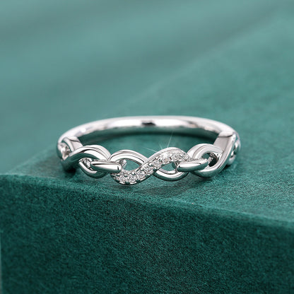 Fashion Personality Female Simple Twist Ring