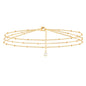 Adjustable Multi-layer Stacked Metal Beads Bracelet