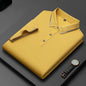 Light Business Silk Men's Short-sleeved T-shirt