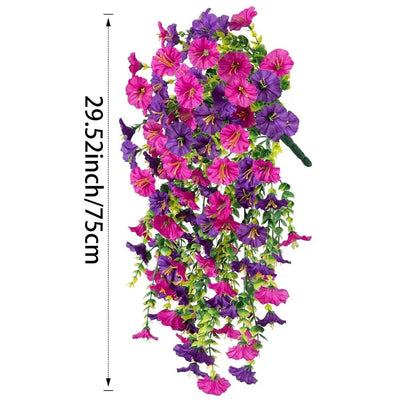 Simulation Morning Glory Outdoor Artificial Plant Flower Vine