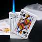 Poker Card Metal Windproof Straight Forward Creative Personalized Lighter