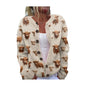 3D Digital Printing Cardigan Knitted Coat