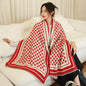 Female Versatile Fashion Thickened Warm Cashmere Scarf