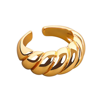 European And American Special-interest Design Multi-color Retro Fashion Ring