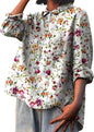 Animal Print Hawaiian Long Sleeved Shirt