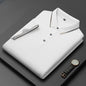 Light Business Silk Men's Short-sleeved T-shirt