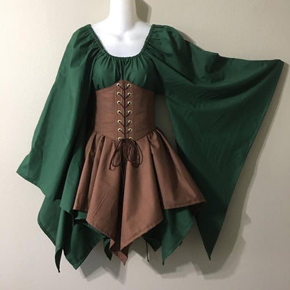 Long Sleeve Women's Renaissance Dress Costume