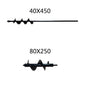 Spiral Loosening Drill Bit Alloy Ground Drill Bit