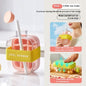 One-Click Molding Cooling Cup,Instant Ice Maker,Zero-Contact Design,Straw Included,Curling Mold,Portable & Stylish Chilled Drink