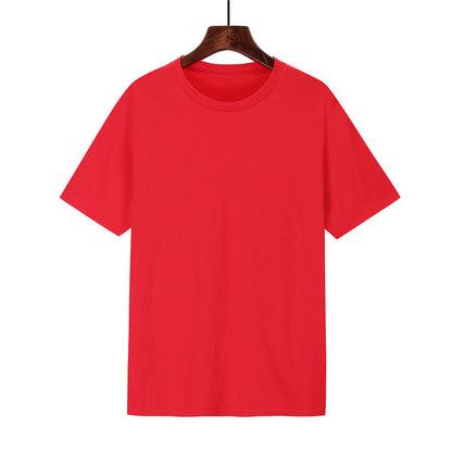 Cotton T-shirt Men's Black Loose Short Sleeve Top