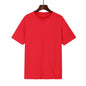 Cotton T-shirt Men's Black Loose Short Sleeve Top