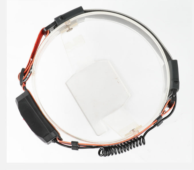 Riding Tail Red Light Electric Display Running Miner's Lamp