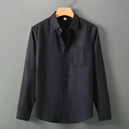 Linen Long Sleeve Loose Sun Protection Linen Shirt