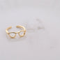 Women's Korean-style Personality Couple Half-open Adjustable Glasses Ring