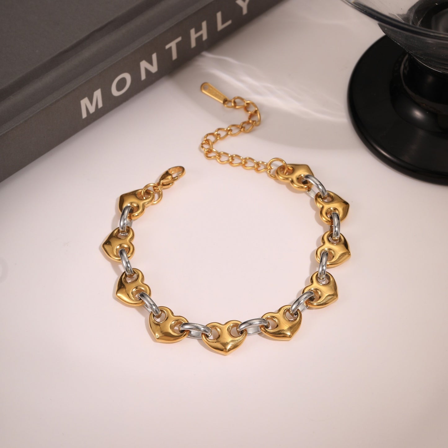 European And American Affordable Luxury Fashion Stainless Steel Bracelet