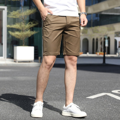 All-matching Loose Elastic Men's Fifth Pants