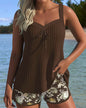 Shorts Sleeveless Printed Suit Beach Swimsuit