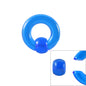 Big Size 11 Color Acrylic Bcr Card Ball Earrings