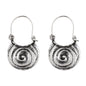 Simple Geometric Gypsy Curved Metal Earrings