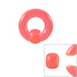 Big Size 11 Color Acrylic Bcr Card Ball Earrings