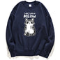 Cartoon Kitten Pattern Sweater European Size