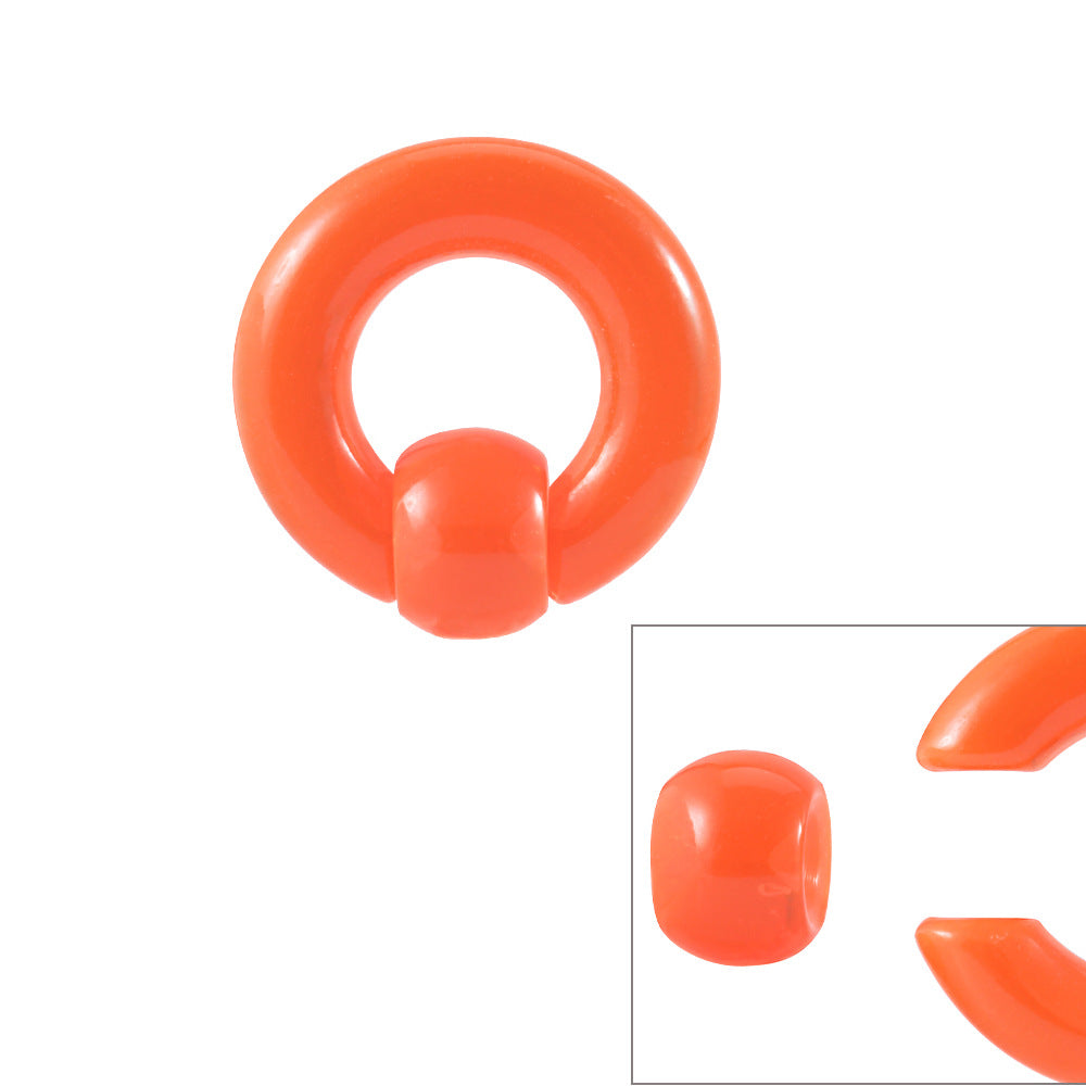Big Size 11 Color Acrylic Bcr Card Ball Earrings