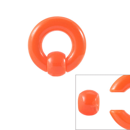 Big Size 11 Color Acrylic Bcr Card Ball Earrings