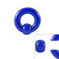 Big Size 11 Color Acrylic Bcr Card Ball Earrings
